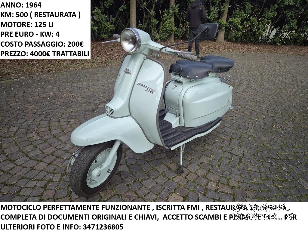 Lambretta 125 LI 1964 RESTAURATA FMI