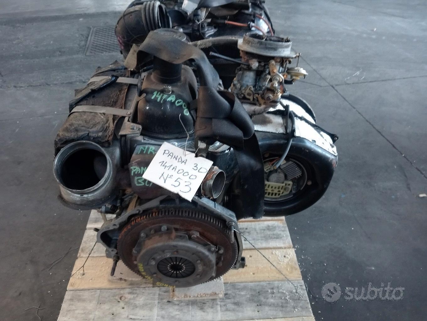 motore fiat panda 30 141a000 raffreddato ad aria